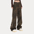 Leaopard printed jeans